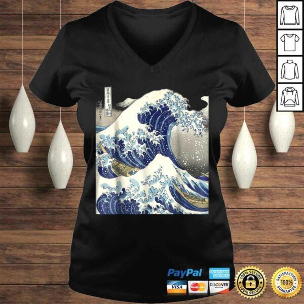 Official vintage Japanese tattoo art kanagawa the great wave TShirt Gift