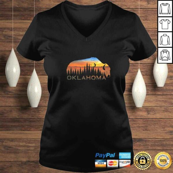 Oklahoma Sunset Buffalo Gift Top