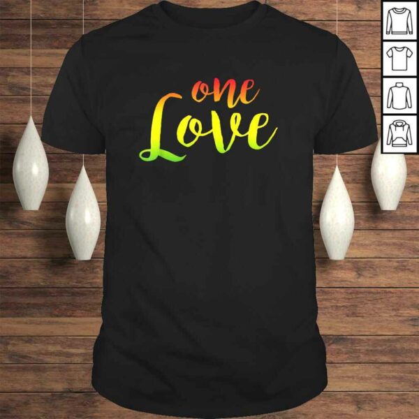 One Love Rasta Reggae Roots Clothing Shirt Tee No War