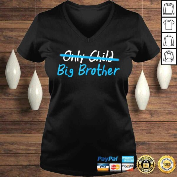 Only child big brother Shirt toddler youth kids boys tee