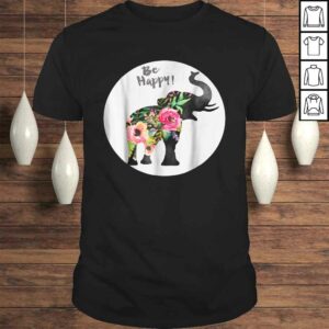 Optimistic Floral Elephant Womens & Girls Shirt 6631 Optimistic Floral Elephant Womens & Girls Shirt 6631