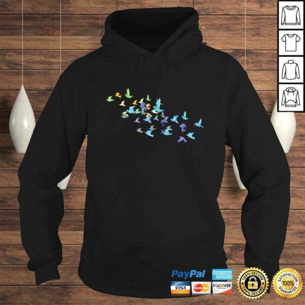 Origami Paper Cranes Shirt Japanese Culture Bird Lovers Gift