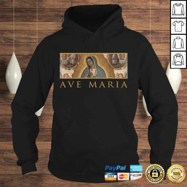 Our Lady of Guadalupe Catholic Ave Maria Mary Traditional TShirt