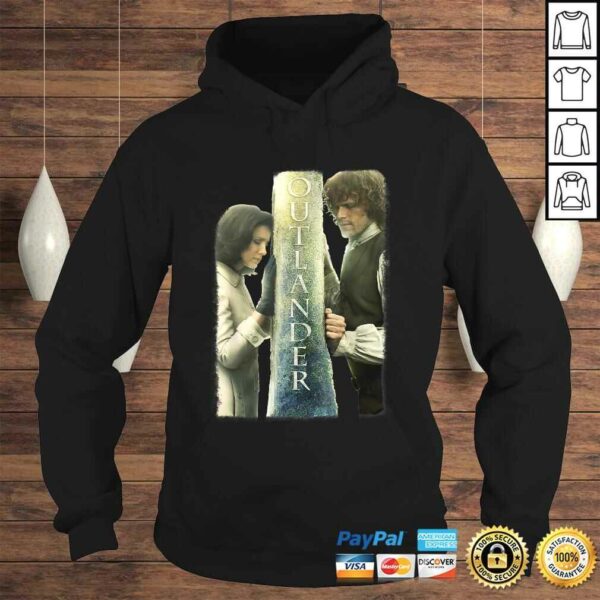 Outlander Jamie and Claire Barrier Poster TShirt