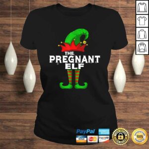 PREGNANT Elf Family Christmas Group Matching PJ Tee Shirt 2 PREGNANT Elf Family Christmas Group Matching PJ Tee Shirt 3
