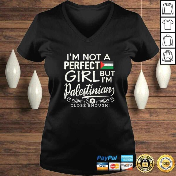 Palestine Flag Girl Shirt Palestinian Pride Souvenir Gift Shirt