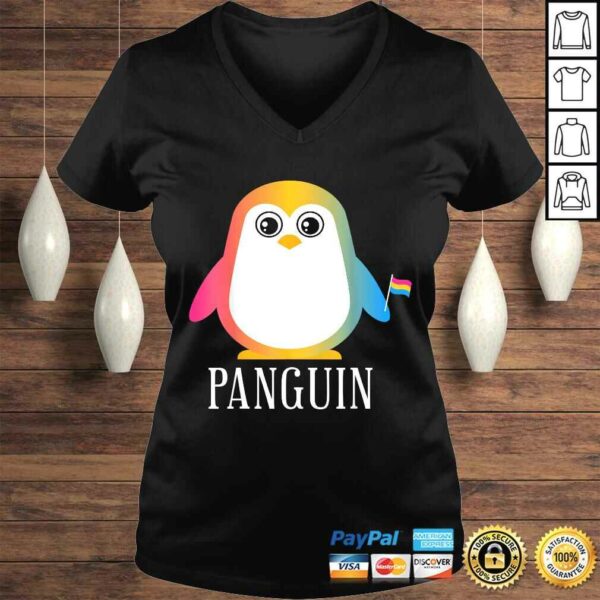 Pan Pansexual Penguin Pride Flag LGBTQ Cool Animal LGBT TShirt