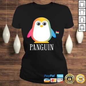 Pan Pansexual Penguin Pride Flag LGBTQ Cool Animal LGBT TShirt 3