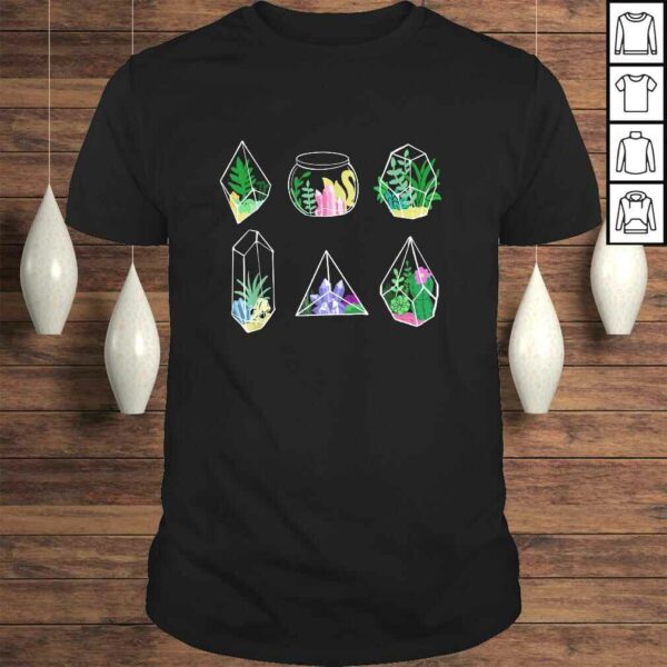 Pastel Goth Terrarium Succulent Cactus Family Kawaii Tee