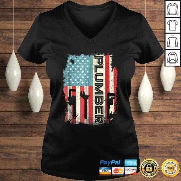 Patriotic Plumber Shirt 4th of July Plumber Plumber Gifts