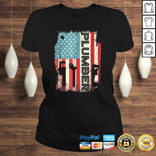 Patriotic Plumber Shirt 4th of July Plumber Plumber Gifts