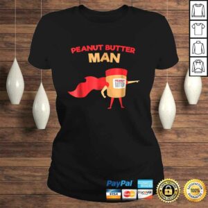 Peanut Butter Man Funny Superhero V-Neck T-Shirt 2 Peanut Butter Man Funny Superhero V Neck T Shirt 3