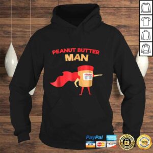 Peanut Butter Man Funny Superhero V-Neck T-Shirt 3 Peanut Butter Man Funny Superhero V Neck T Shirt 4