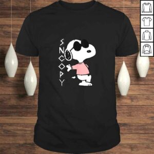 Peanuts cool Snoopy in pink Shirt Peanuts cool Snoopy in pink Shirt
