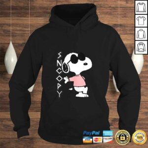 Peanuts cool Snoopy in pink Shirt 3 Peanuts cool Snoopy in pink Shirt 4