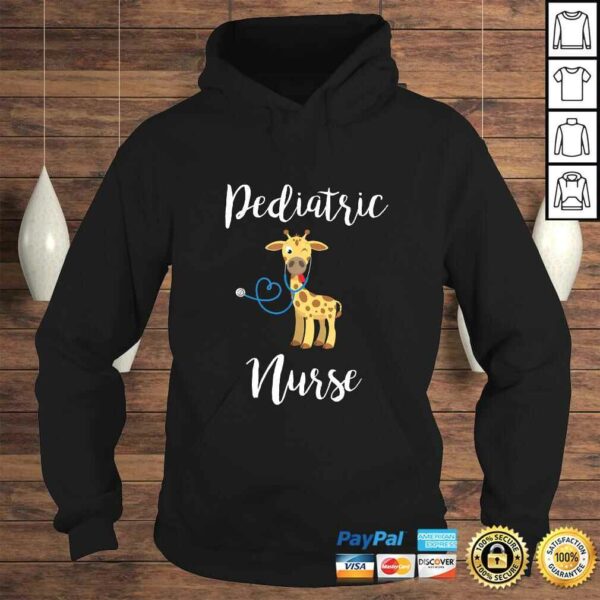 Pediatric Nurse Shirt RN Shirt Pediatrics Giraffe Gift Tee