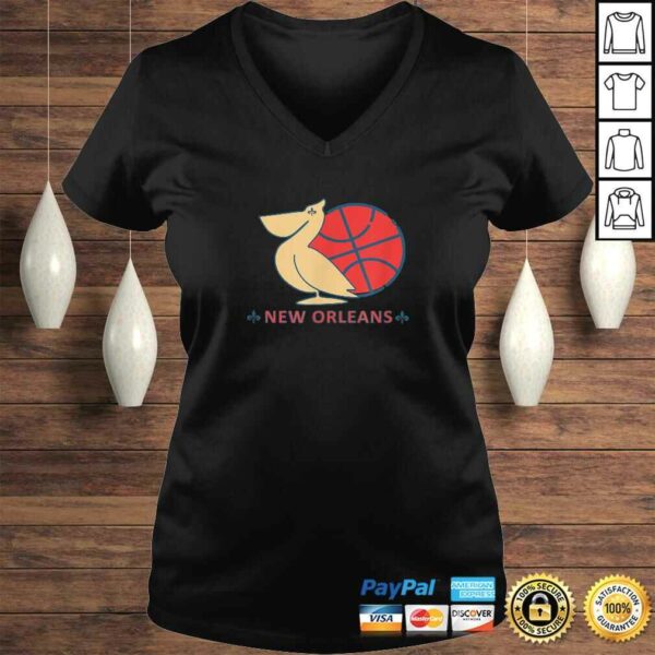 Pelican Fleur de Lis Shirt Basketball New Orleans Gift TShirt