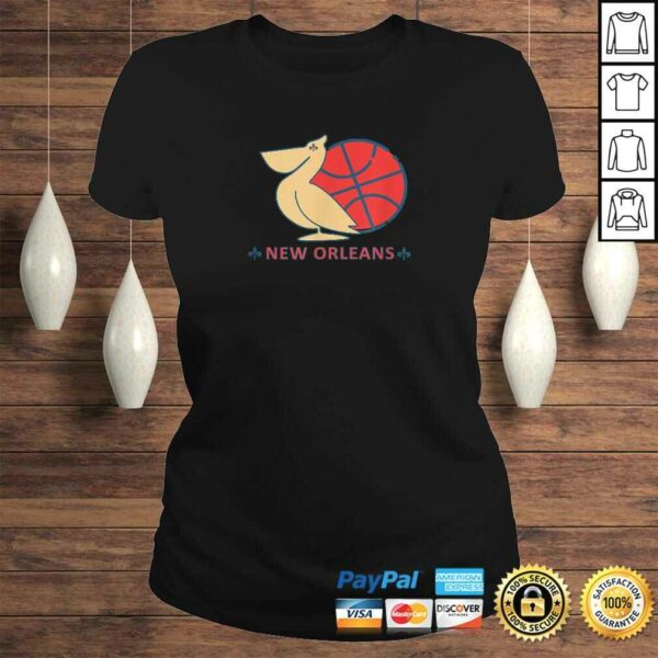 Pelican Fleur de Lis Shirt Basketball New Orleans Gift TShirt