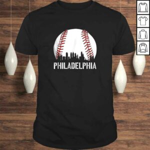 Philadelphia Baseball Philly Downtown Skyline Shirts Philadelphia Baseball Philly Downtown Skyline Shirts