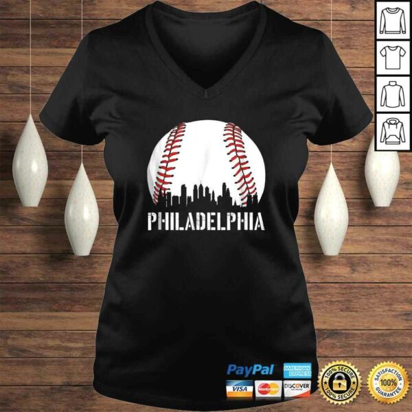 Philadelphia Baseball Philly Downtown Skyline Shirts