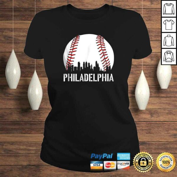 Philadelphia Baseball Philly Downtown Skyline Shirts