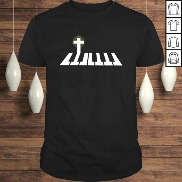 Piano Cross Pianist God Jesus Music TShirt