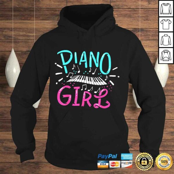 Piano Girl Pianist Music Notes Shirt