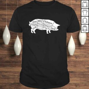 Pig Parts Filipino Food BBQ Pinoy Adobo Funny Pork V-Neck T-Shirt Pig Parts Filipino Food BBQ Pinoy Adobo Funny Pork V-Neck T-Shirt