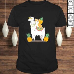 Pineapple Llama Corgi Cool Cute Birthday Gift Idea OutfiT-shirt Pineapple Llama Corgi Cool Cute Birthday Gift Idea OutfiT-shirt