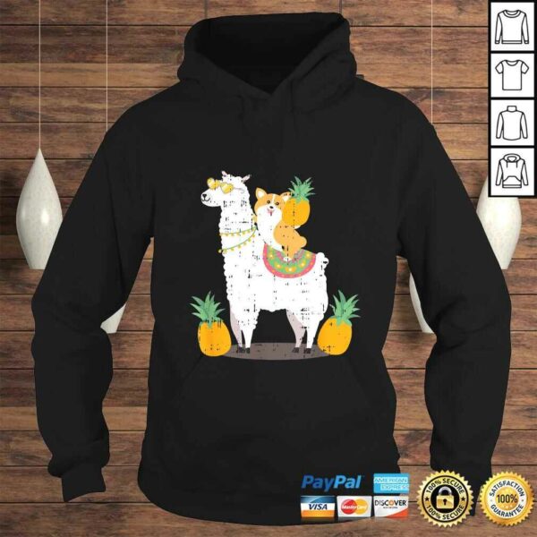 Pineapple Llama Corgi Cool Cute Birthday Gift Idea OutfiT-shirt