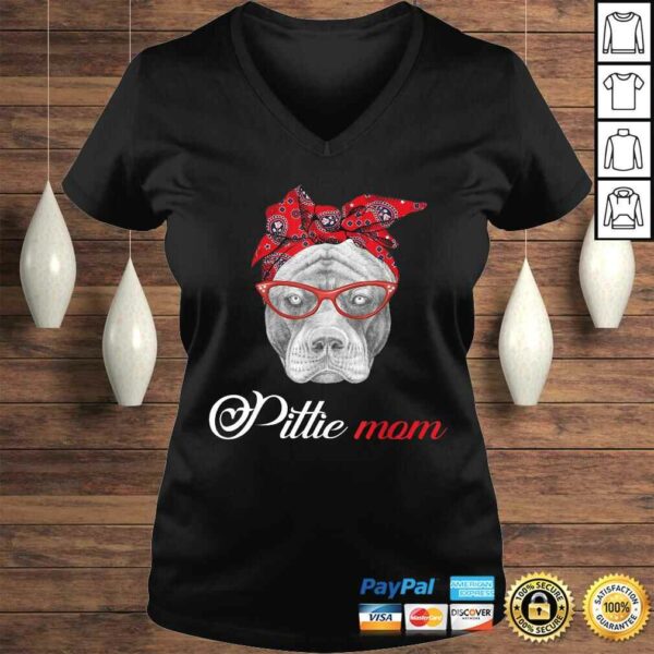 Pittie Mom Pitbull Dog Lovers Shirt For Mom Mothers Day Shirt