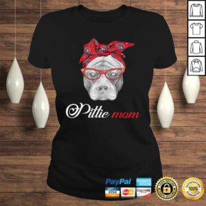 Pittie Mom Pitbull Dog Lovers Shirt For Mom Mothers Day Shirt 3