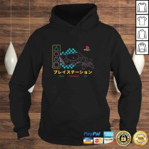 Playstation Checker Neon 90s Hoodie 4