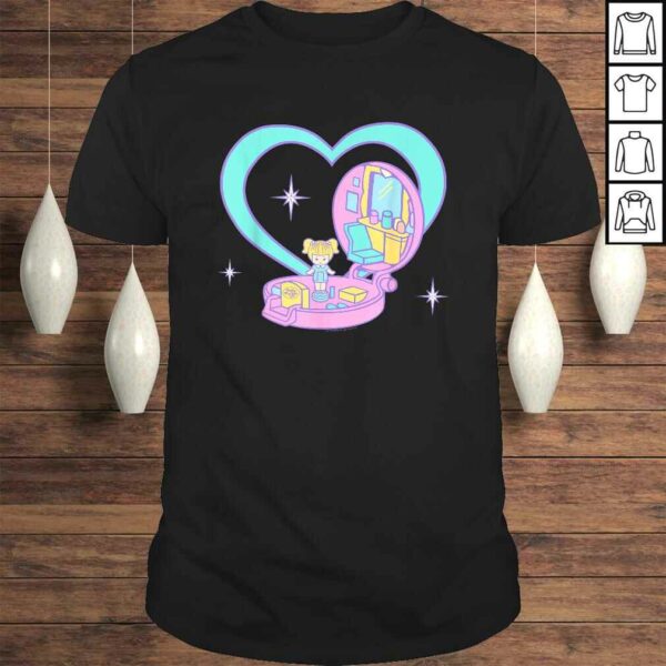 Polly Pocket Hearts V-Neck T-Shirt