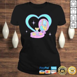 Polly Pocket Hearts V Neck T Shirt 3