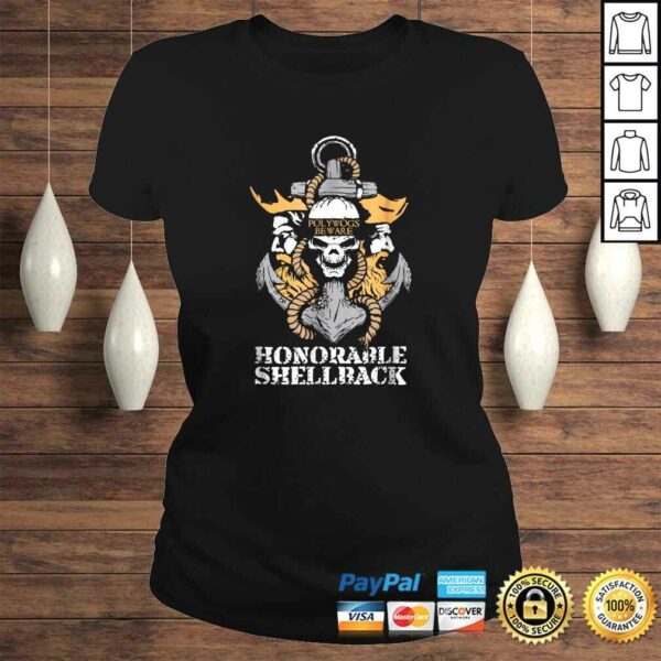 Polywogs Beware Honorable Shellback Navy Shirt 21852