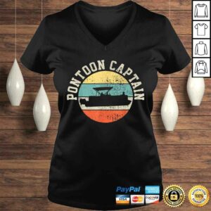 Pontoon Captain Boating Retro TShirt 1 Pontoon Captain Boating Retro TShirt 2