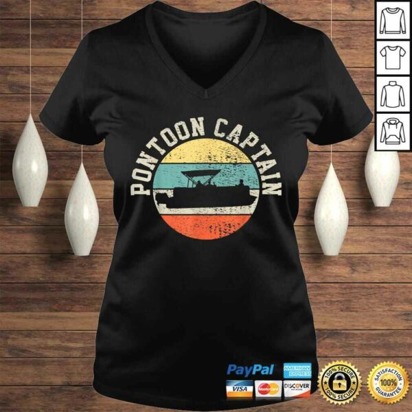 Pontoon Captain Boating Retro TShirt