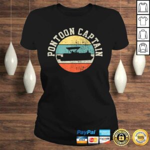 Pontoon Captain Boating Retro TShirt 2 Pontoon Captain Boating Retro TShirt 3