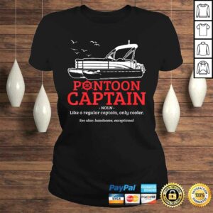 Pontoon Captain Definition Funny Pontoon Boat Boating V-Neck T-Shirt 2 Pontoon Captain Definition Funny Pontoon Boat Boating V Neck T Shirt 3