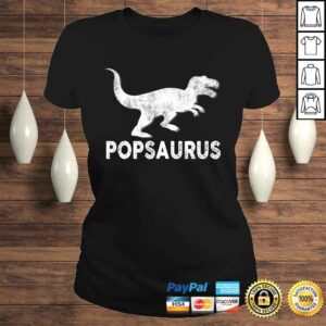 Popsaurus Shirt Pop Papa Dinosaur Fathers Day Gifts Men Dad 3