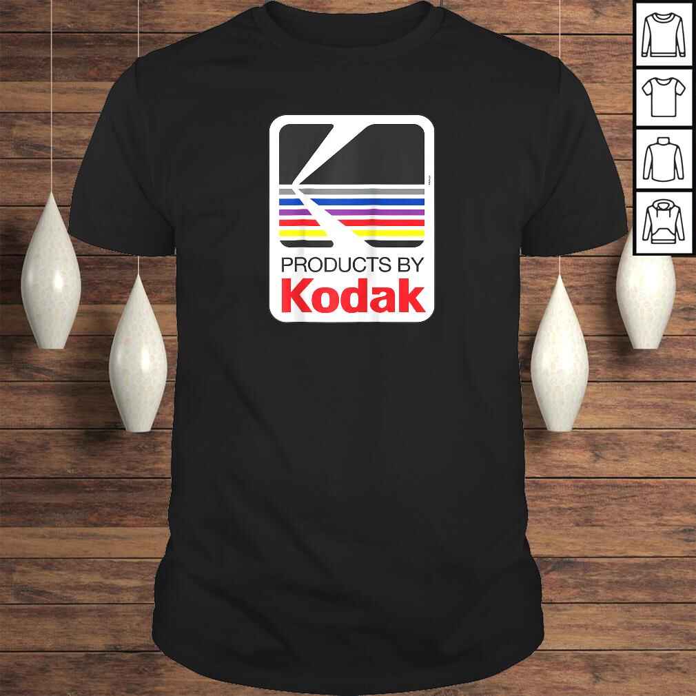 Products By Kodak Vintage Logo Raglan Baseball Tee
