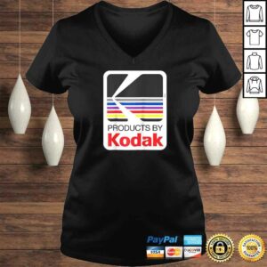 Products By Kodak Vintage Logo Raglan Baseball Tee