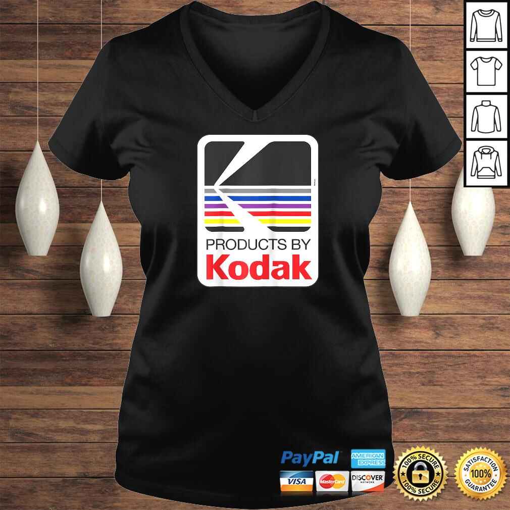 Products By Kodak Vintage Logo Raglan Baseball Tee