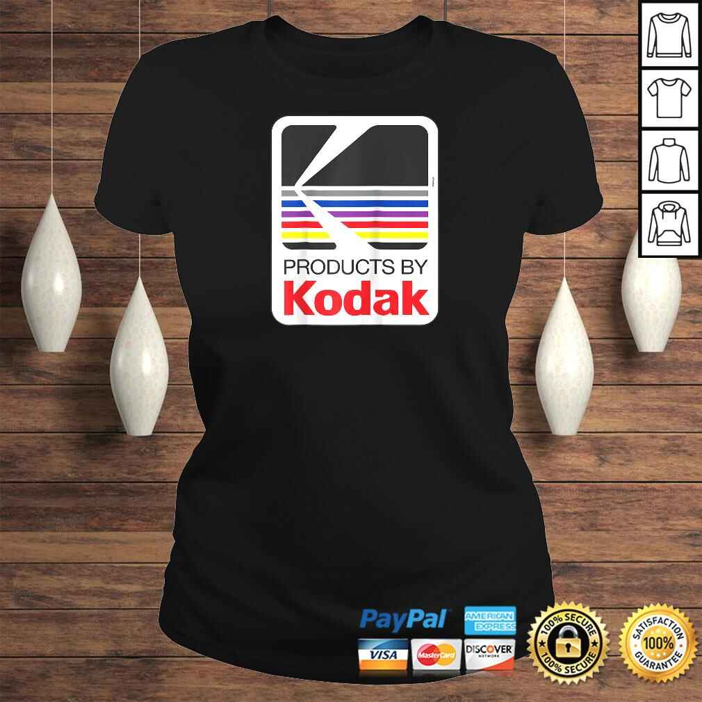 Products By Kodak Vintage Logo Raglan Baseball Tee