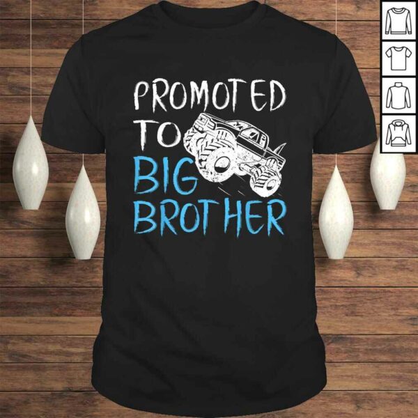 Promoted To Big Brother Monster Truck Shirt Toddler & Youth