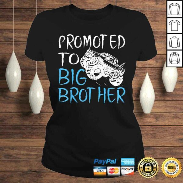 Promoted To Big Brother Monster Truck Shirt Toddler & Youth