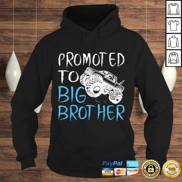 Promoted To Big Brother Monster Truck Shirt Toddler & Youth