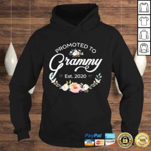 Promoted to Grammy Est 2020 - First Time Grandma Floral TShirt 3 Promoted to Grammy Est 2020 First Time Grandma Floral TShirt 4