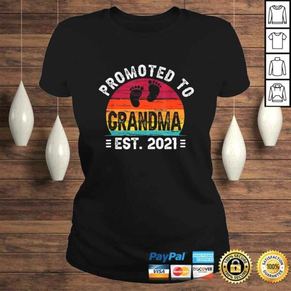 Promoted to Grandma 2021 Soon to be Grandmother Gift Baby Shirt